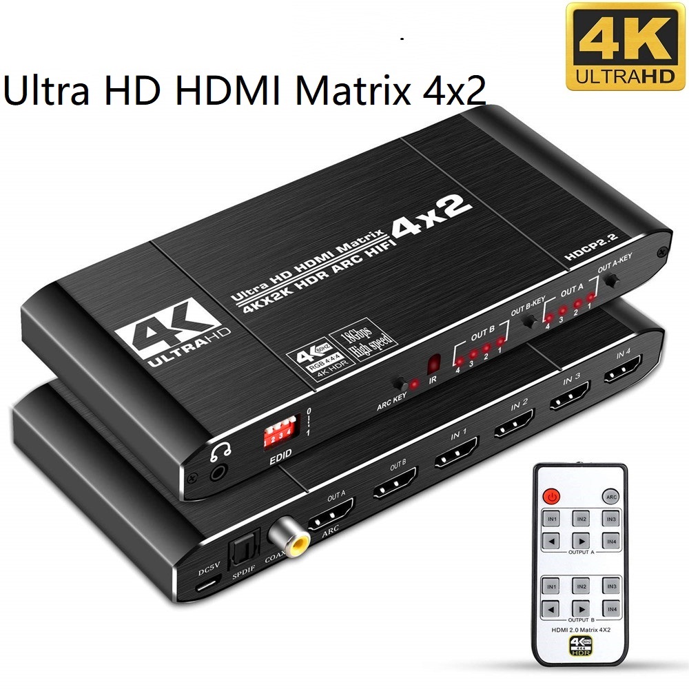 Hdmi Matrix Switch - HDMI 호환 2.0 매트릭스 스위치 분배기,