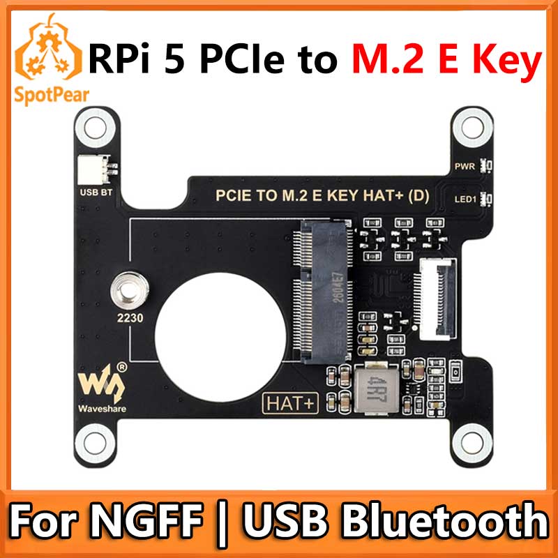 Raspberry Pi Keyboard - BE200/AX210/AX200/RTL8822CE용 라즈베리 파이 5 PCIe-M.2 E