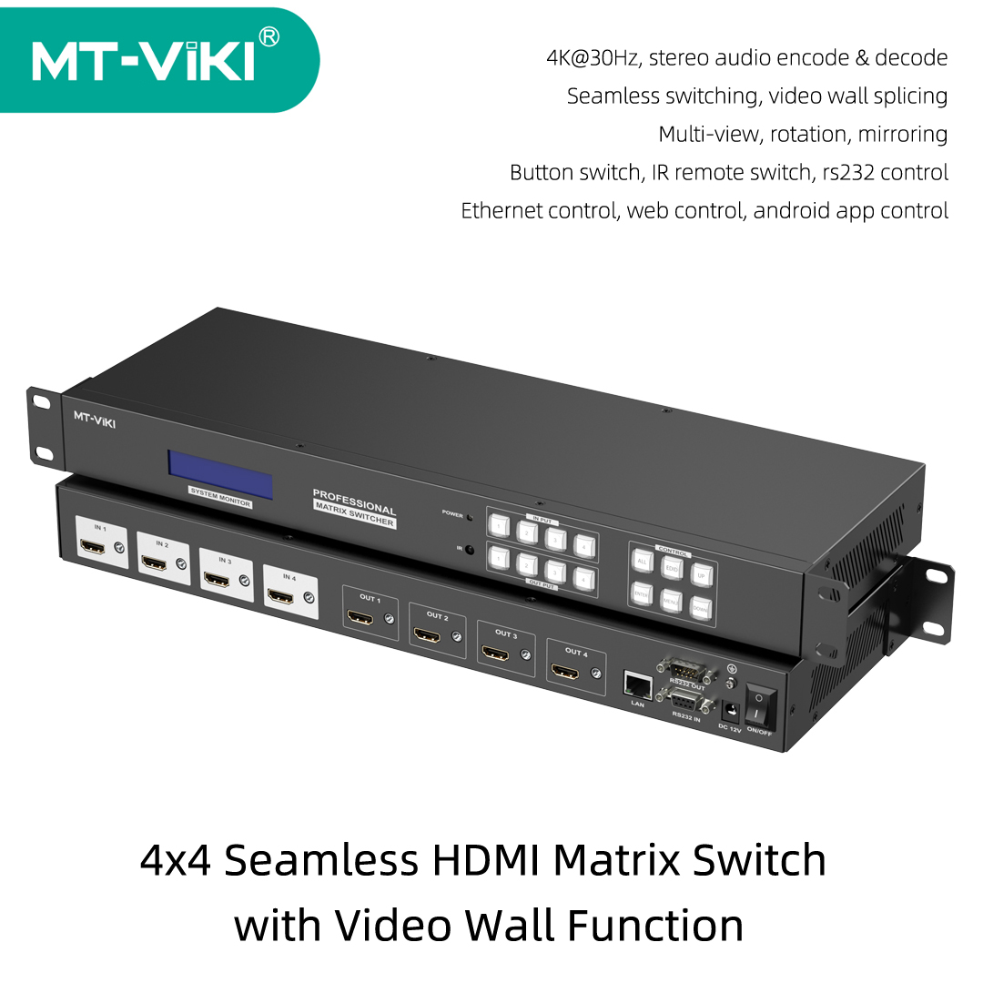 Hdmi Matrix Switch - MT-VIKI 4x4 비디오 월 프로세스를 갖춘