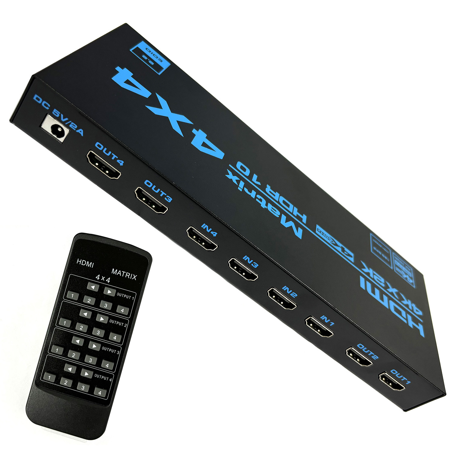 Hdmi Matrix Switch - 4K HDMI 매트릭스 스위치 4입력 4출력