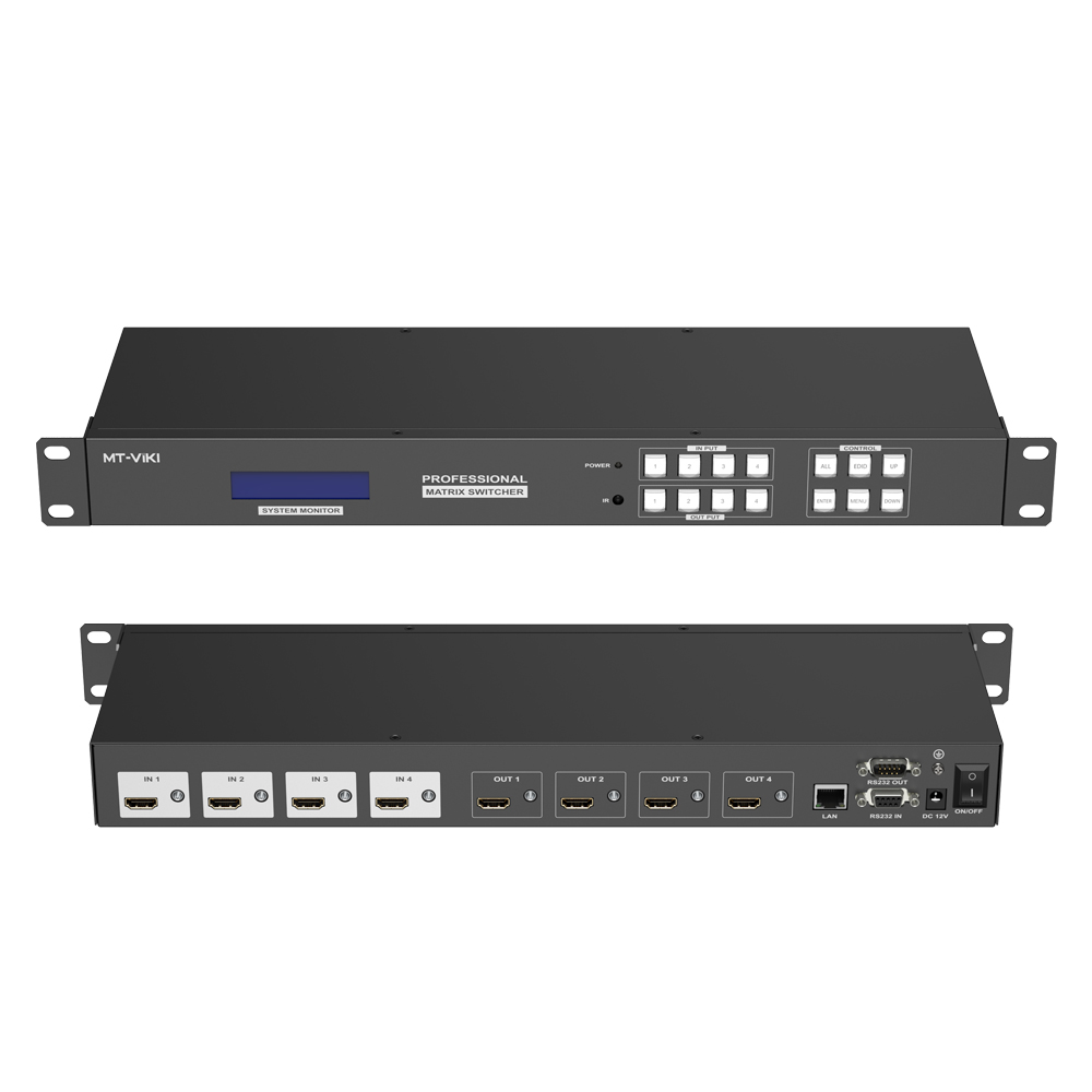 MT-VIKI 4x4 비디오 월 프로세스를 갖춘 원활한 - Hdmi Matrix Switch 리뷰 및 가격