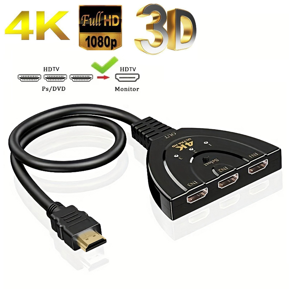 4K*2K 3 포트 HDTV 호환 스위치 4K 3D 비 - Hdmi Matrix Switch 리뷰 및 가격