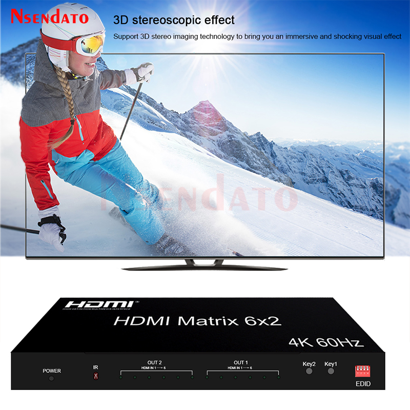 6x2 HDMI 매트릭스 스위치 4K 60Hz HDMI - Hdmi Matrix Switch 리뷰 및 가격
