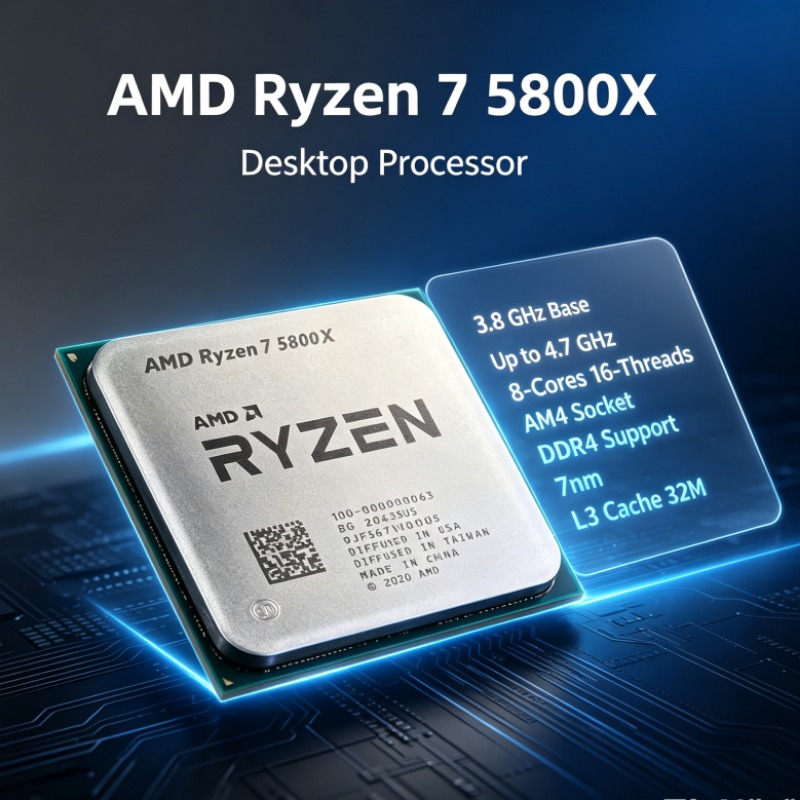 AMD 라이젠 7 5800X R7 5800X AM4 데 - Amd Cpu Ryzen 7 리뷰 및 가격