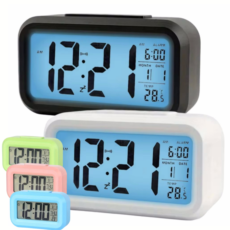 침실 사무실용 스마트 디지털 알람 시계 블랙 화이트 L - Digital Timer Countdown 리뷰 및 가격