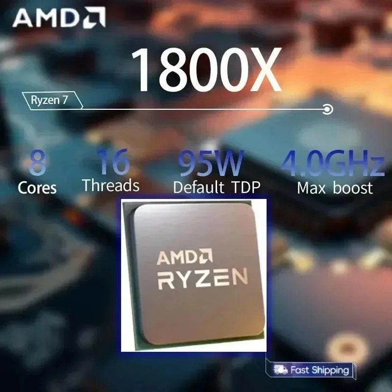 100% 새 정품 R7 1800X AMD Ryzen 7 - Amd Cpu Ryzen 7 리뷰 및 가격