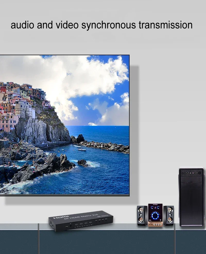 4K 60Hz 2x4 HDMI 매트릭스 2 입력 4 출 - Hdmi Matrix Switch 리뷰 및 가격
