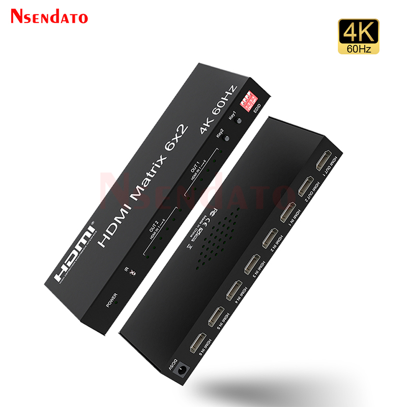 HDMI 매트릭스 스위치 6x2 4K 60Hz 매트릭스 - Hdmi Matrix Switch 리뷰 및 가격