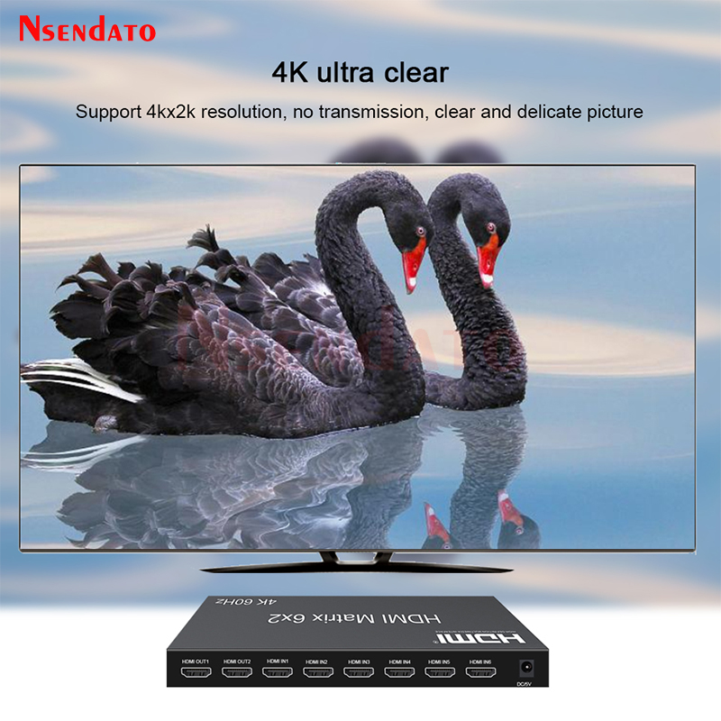 HDMI 매트릭스 스위치 6x2 4K 60Hz 매트릭스 - Hdmi Matrix Switch 리뷰 및 가격