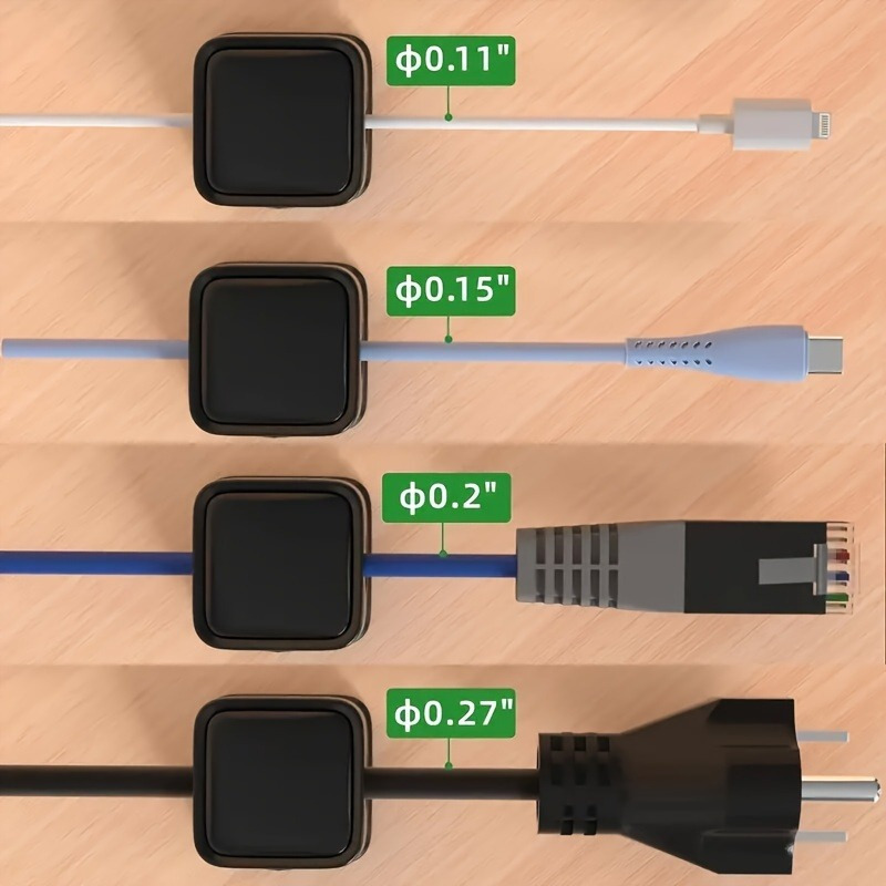 12팩 케이블 정리 도구 — 데스크탑, 가정, 자동차, - Office Tech And Management 리뷰 및 가격